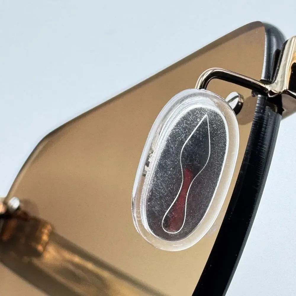 Christian Louboutin Sunglasses Greggo LB0041 36F Bronze Rimless Frame 56-16-145